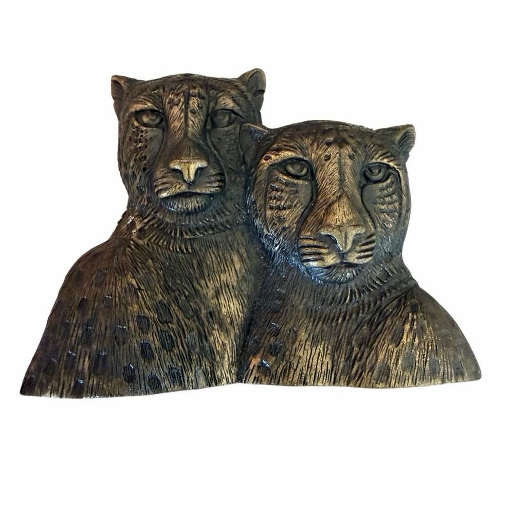 Vintage JJ Leopard Couple Brooch Jonette Jewelry